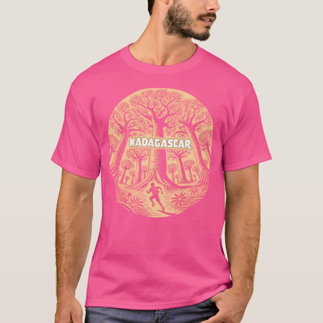Camiseta Passeio por Árvore Baoba Madagascar (Frente)
