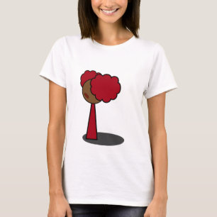 Camiseta Passeio vermelho da menina