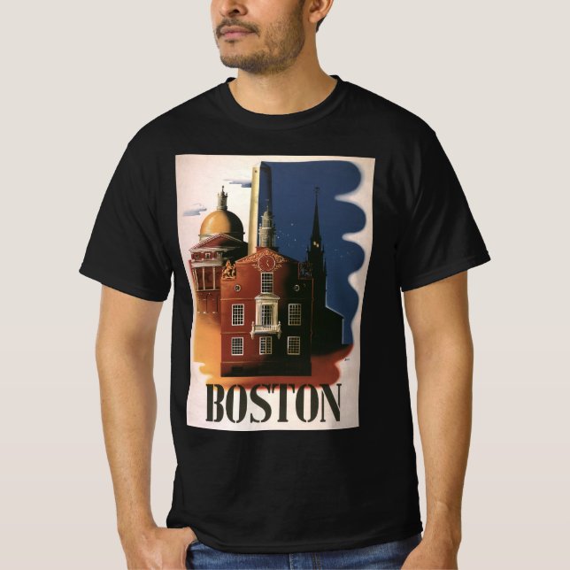 Camiseta Passeio Vintage Paul Revere de Boston, Massachuset (Frente)