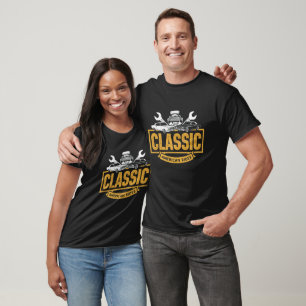 Camiseta Passeios Clássicos Americanos Mecânico de Carros M