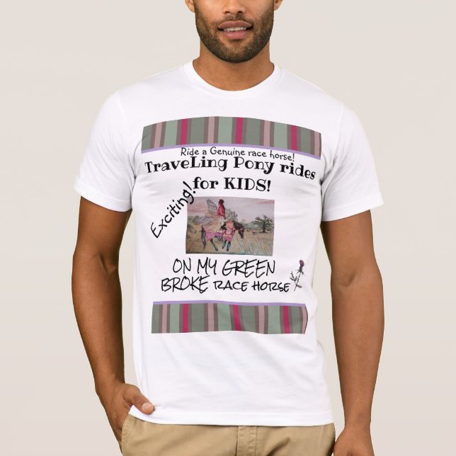 Camiseta passeios de pôneiT-Shirt (Frente)