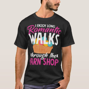 Camiseta Passeios de Tricô Aproveitam a Loja de Fios Agulha