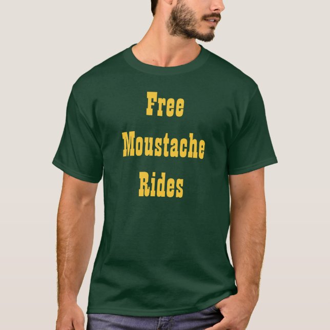 Camiseta Passeios livres do Moustache (Frente)