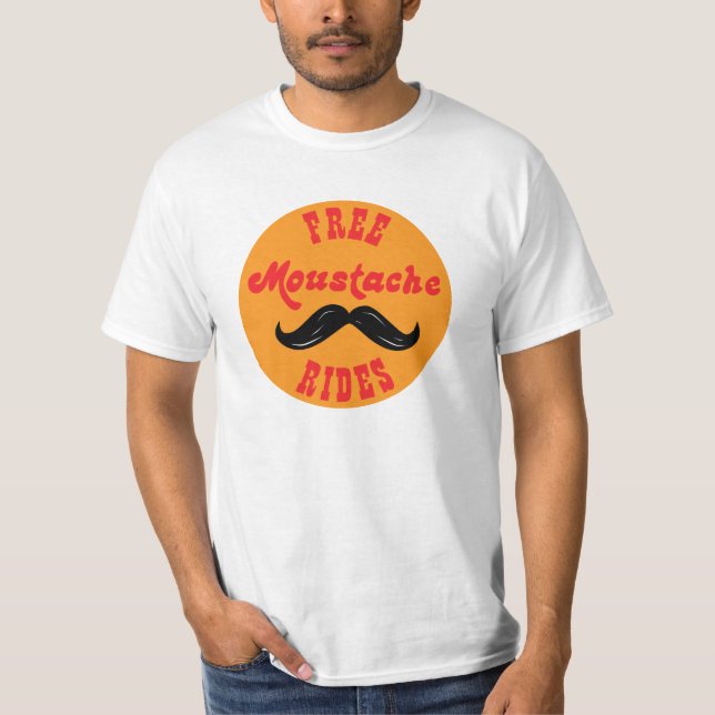 Camiseta Passeios livres do Moustache (Frente)
