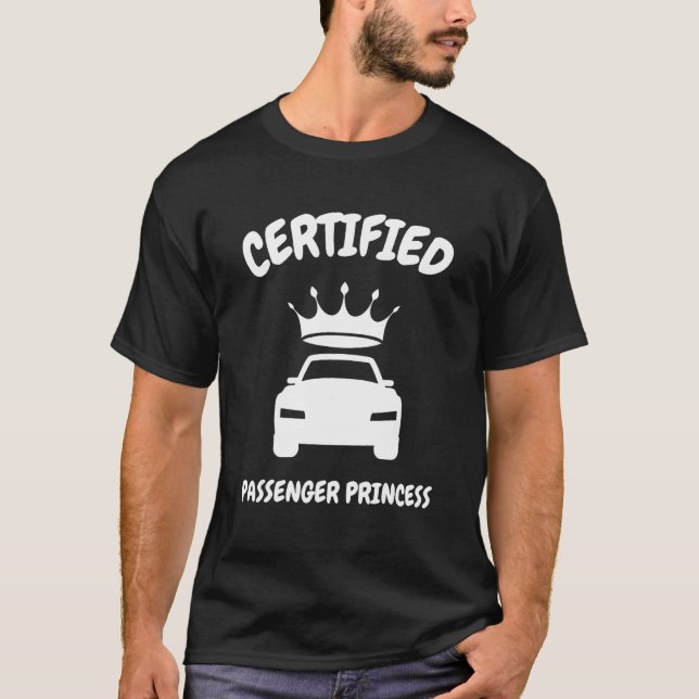 Camiseta Passenger Princess - Funny Girlfriend Crown Summer (Frente)
