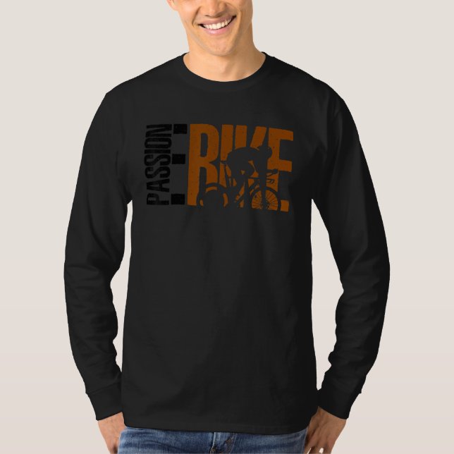 Camiseta Passion Graphic E-Bike Mountainbiking Bicycle eBik (Frente)