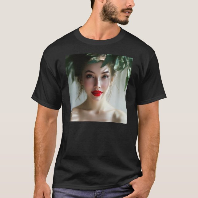 Camiseta Passionate Crimson: Goddess of Dawn Rouge (Frente)