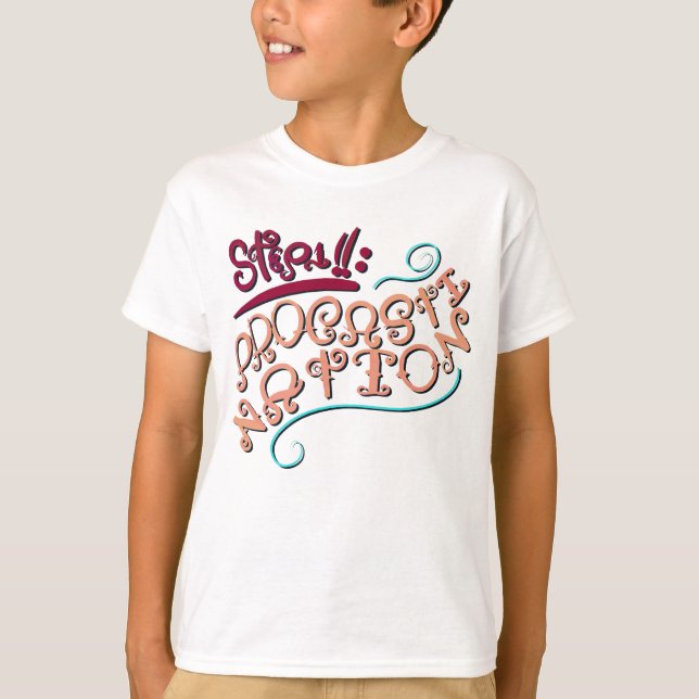 Camiseta Passo 1: Procrastinação (Frente)