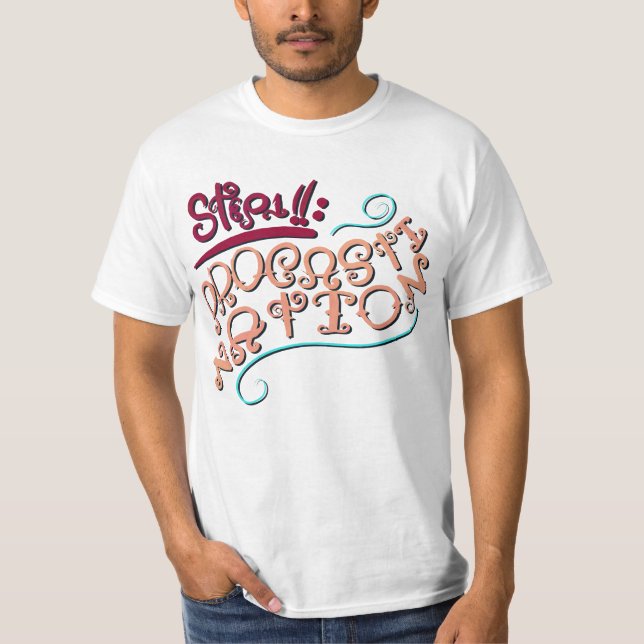 Camiseta Passo 1: Procrastinação (Frente)