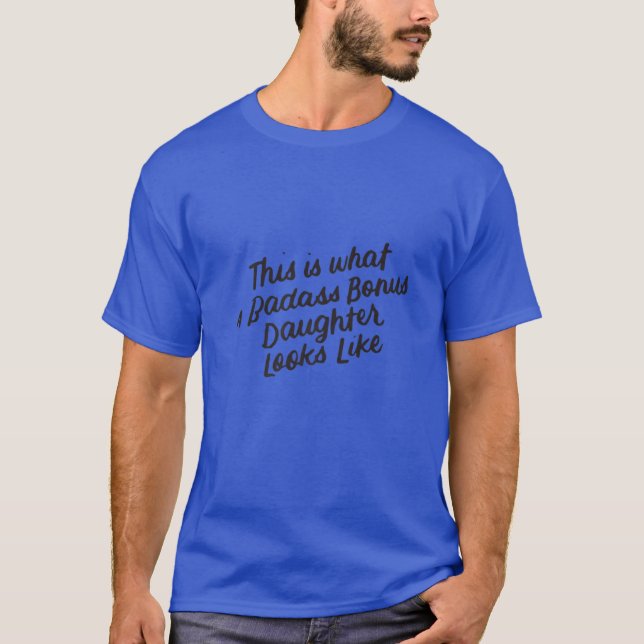 Camiseta Passo Bonus Filha Engraçada Presentes Familiares P (Frente)