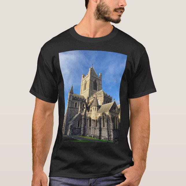 Camiseta Passo da Catedral de Dublin Irlanda Cristo (Frente)