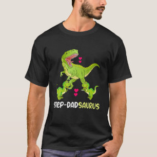 Camiseta Passo Dadsaurus T Rex Dinossaur Step Pai Saurus Fa