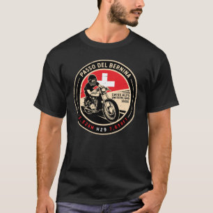 Camiseta Passo del Bernina   SUIÇA   Motociclos