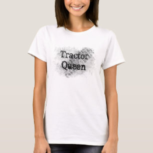 Camiseta Passo enlameado do pneu do trator, rainha do