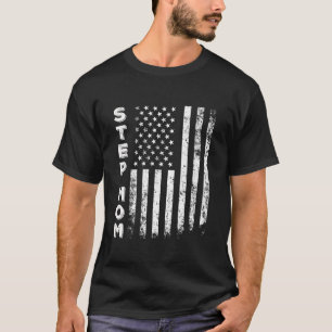 Camiseta Passo Mãe América Bandeira Dia 4 de julho