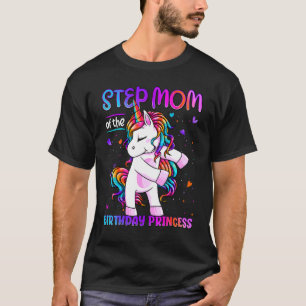 Camiseta Passo Mãe Da Princesa De Aniversário Que Foga Unic