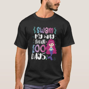 Camiseta Passo Por 100 Dias De Escola Sereia Gir