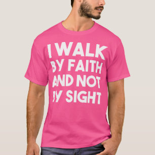 Camiseta Passo Por Fé E Não Pela Visão De Jesus Cristão