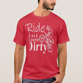 Camiseta Passo Rápido Fora Suja da Juventude Moto-Cruzado M