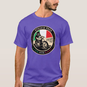 Camiseta Passo Stelvio Passo Dello Stelvio Família de motoc