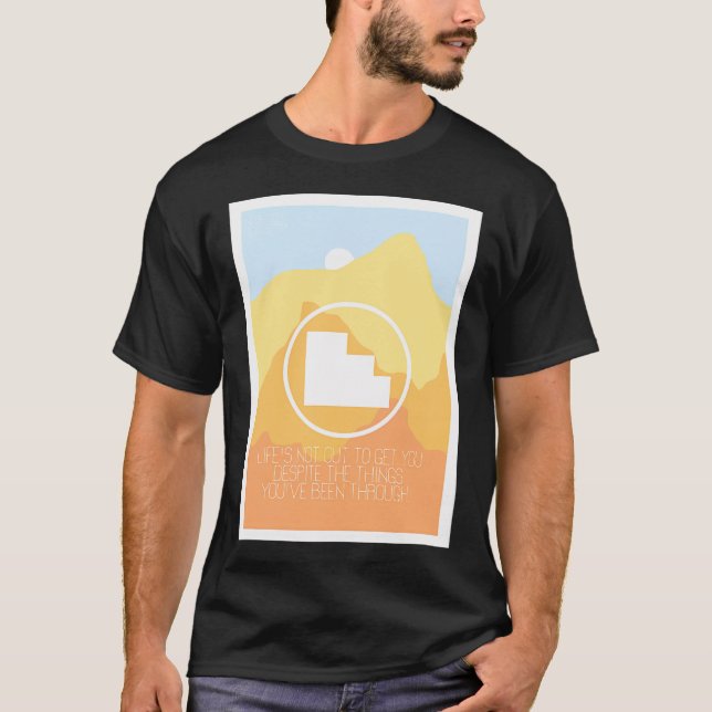 CAMISETA PASSOS DE OURO (LARANJA) (Frente)