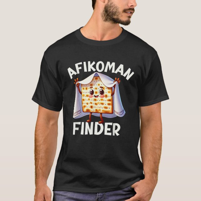 Camiseta Passover Afikoman Finder Afikoman Hunter Jewish Pe (Frente)