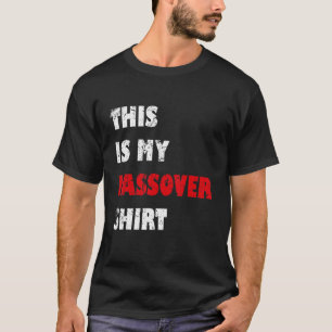 Camiseta Passover Este É O Meu Retro De Páscoa Judeu H
