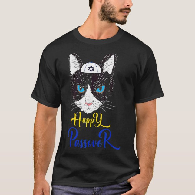 Camiseta Passover Feliz Passover Feriado Judaico (Frente)