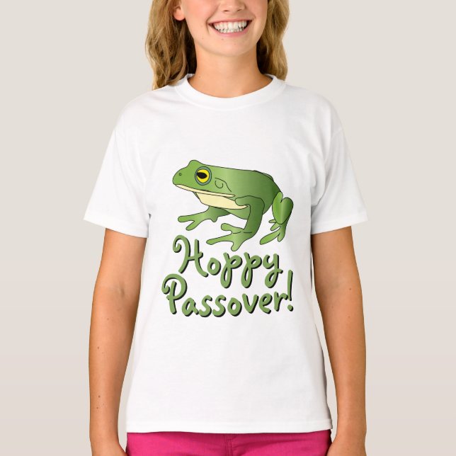 Camiseta Passover Hoppy - Sapo Solteiro - T-shirt infantil (Frente)