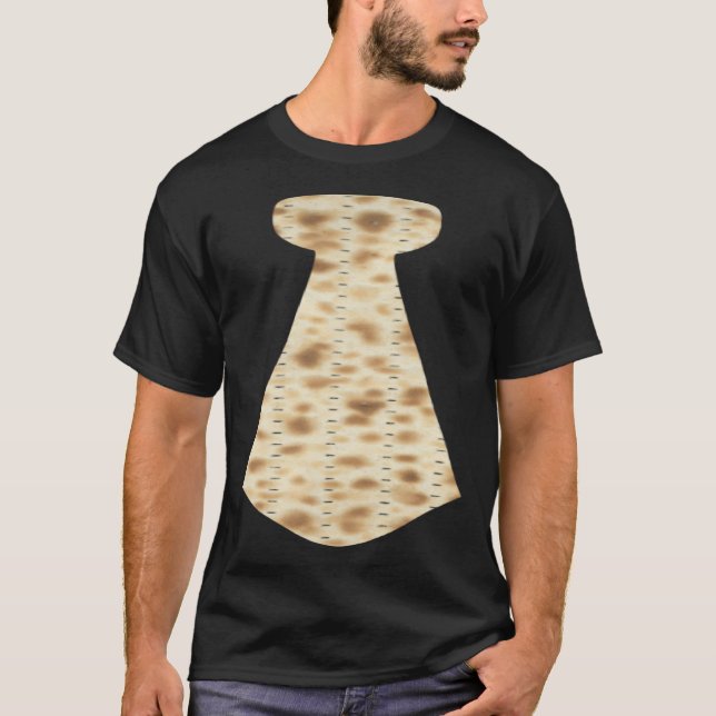 Camiseta Passover Matzah Neck Tie  Pesach Jewish Holiday (Frente)