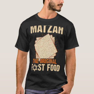 Camiseta Passover Matzah O Sedente De Refeição De Comida Rá