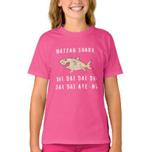 Passover Matzah Shark Shark Girls' Basic T Shirt