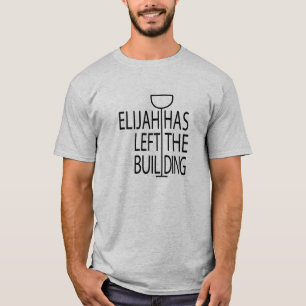Camiseta Passover Men Básico Engraçado T-Shirt Elijah