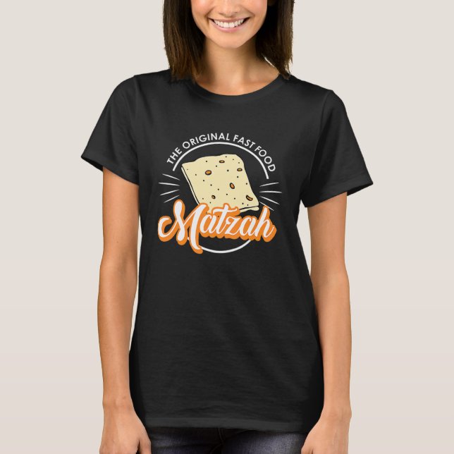 Camiseta Passover Original Fast Comida Matzah Seder Jewish  (Frente)