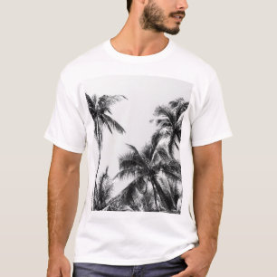 Camiseta Pasta branca Pálida de Árvore Palm