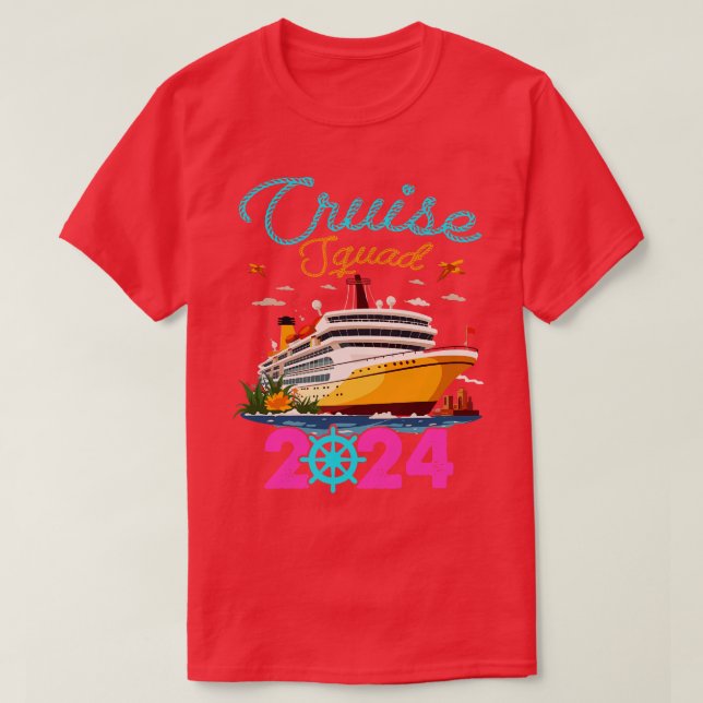 Camiseta Pasta de Tee Cruise Squad 2024 Tee Cruise Squad 20 (Frente do Design)