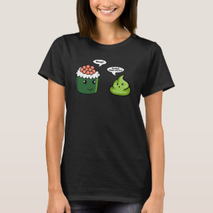 Camiseta Pasta de Wasabi Sushi Condimentos Japoneses Cavalo