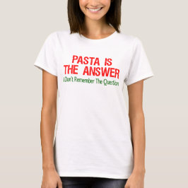 Camiseta Pasta É A Resposta