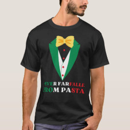 Camiseta Pasta NUNCA FARFALLE DE Cores Italianas PASTA