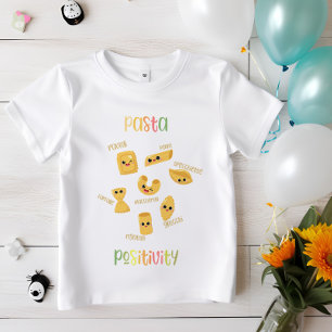 Camiseta Pasta Positividade   Meninos Comidas italianos bon