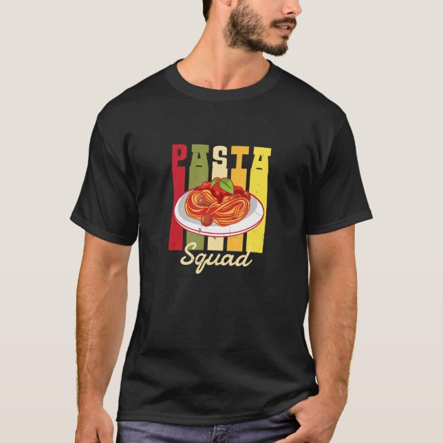 Camiseta Pasta Squad Noodles Comida Italiana (Frente)