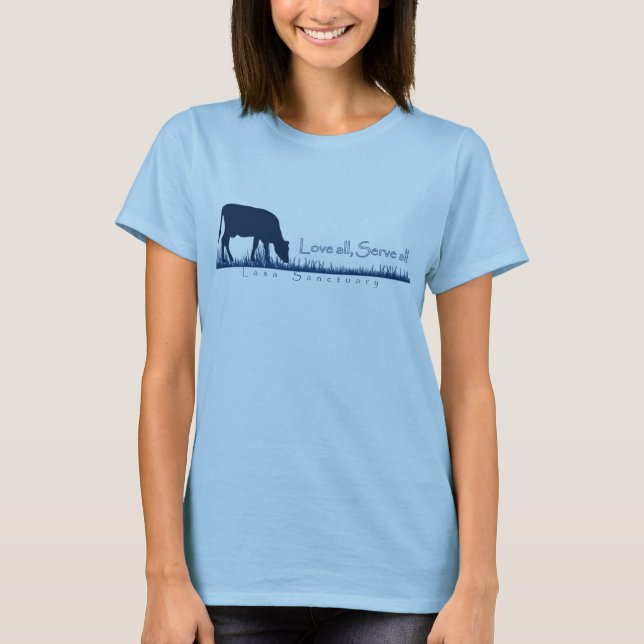 Camiseta Pastando o T de Lasa da vaca (Frente)