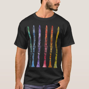 Camiseta Pastéis do clarinete