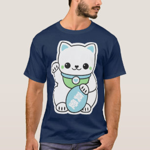 Camiseta Pastel Blue Maneki Neko