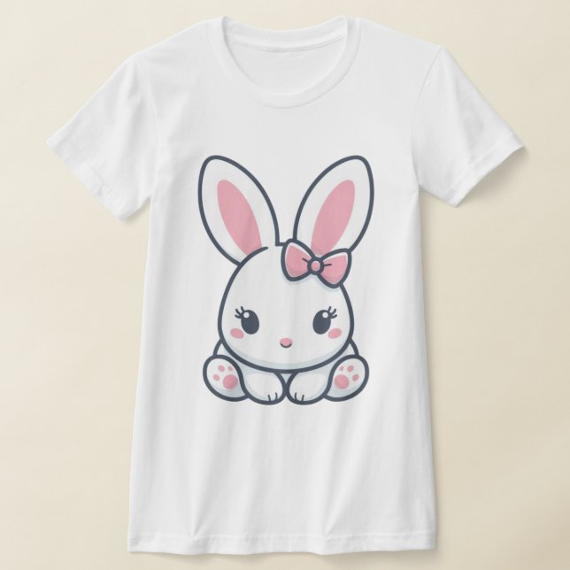 Camiseta Pastel Bunny Charm (Postura )