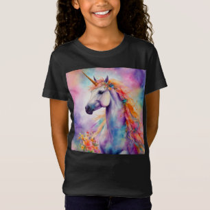 Camiseta Pastel Color Unicorn