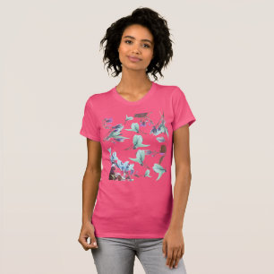 Camiseta Pastel Colors Bougainvillea Flowers