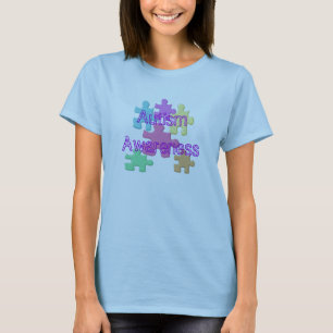 Camiseta Pastel da consciência do autismo