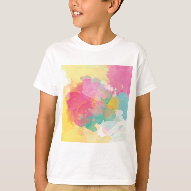 Camiseta Pastel de Aquarelas (Frente)