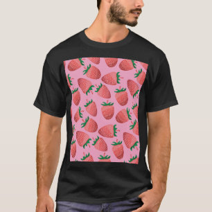 Camiseta Pastel de Morango: Vintage Doce